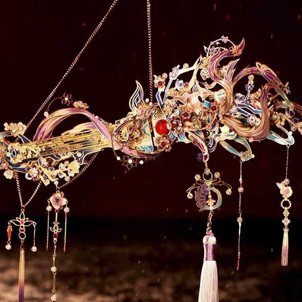 Art Model - DIY 3D Puzzle Wearable Chinese Style Sword Hairpin Flower Shadow
