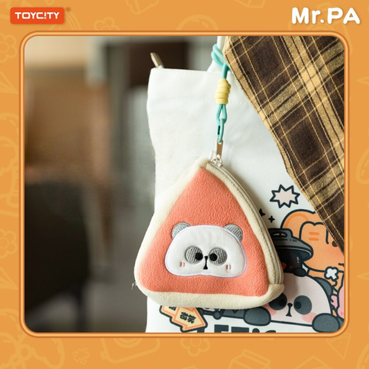 Bag Charm Mr.PA Triangle Cute Flocked Coin