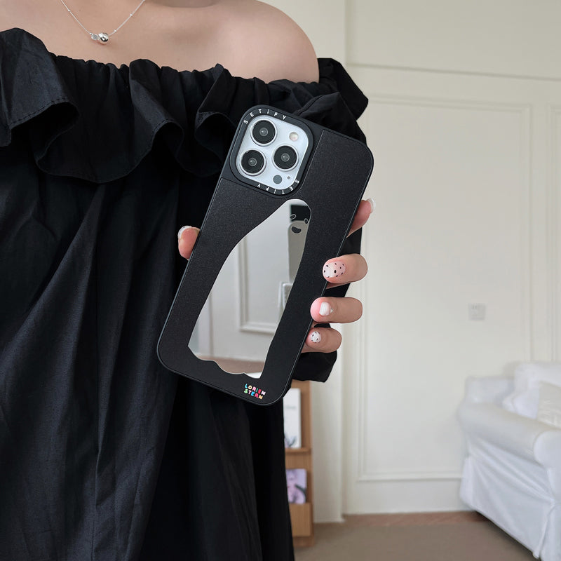 Black Magnetic Ghost iPhone Case
