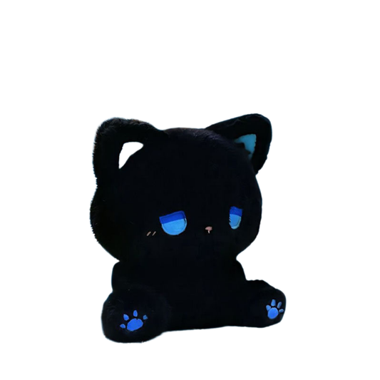 Blue Fun Toys - Emo Black Cat Plush Toy