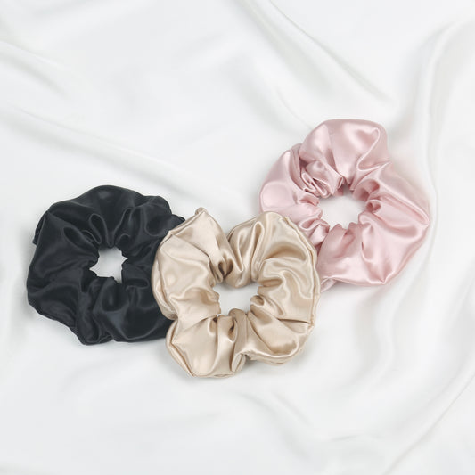 Bundle 2 No-Crease Silk Scrunchies