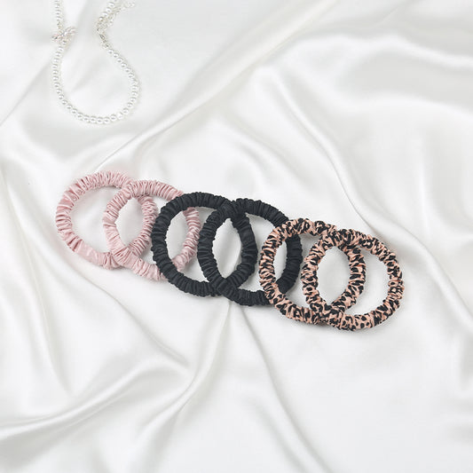 Bundle 1 Silk Small Scrunchies