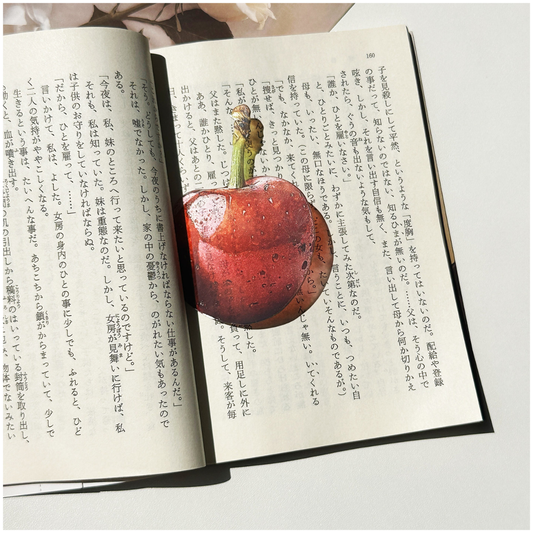 Cherry - Future Treasure - Fruit Acrylic Transparent Bookmark