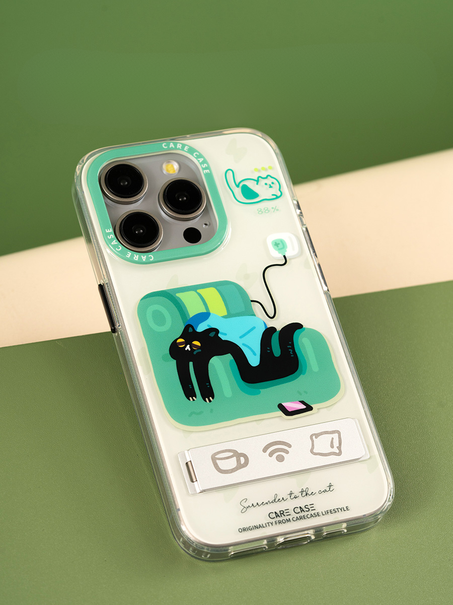 Cute Sofa Cat iPhone Case