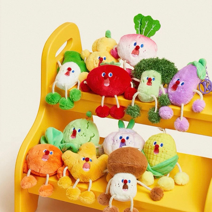 DINGROSEDAWN Screaming Pull-Out Vegetable Bag Charm