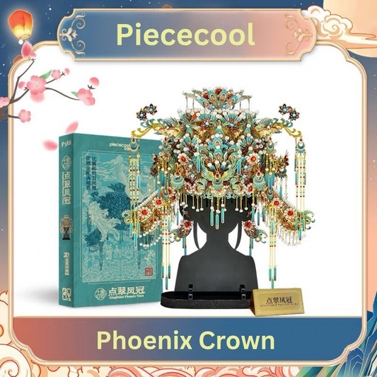 DIY 3D Puzzle Kingfisher Pheonix Crown