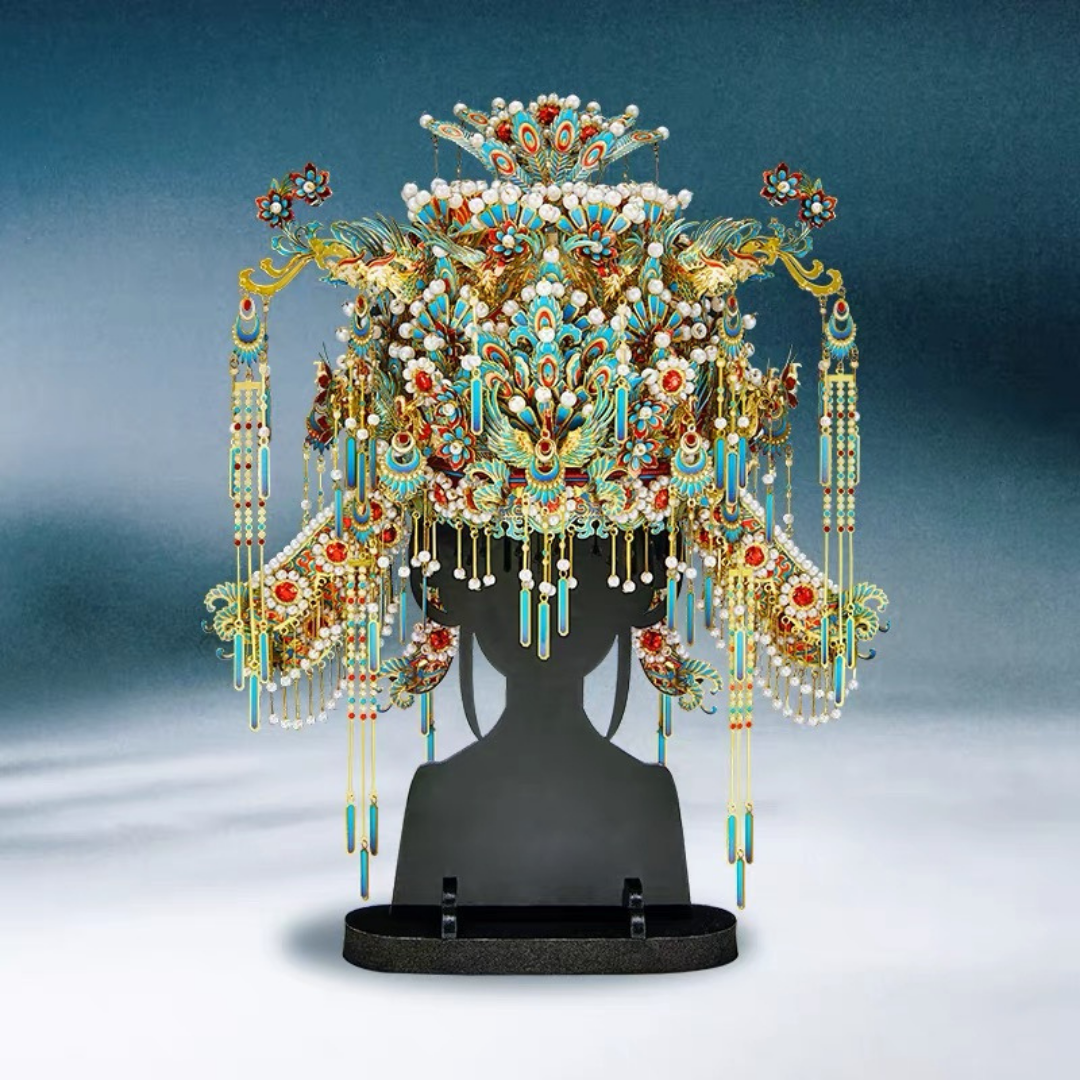 DIY 3D Puzzle Kingfisher Pheonix Tiara