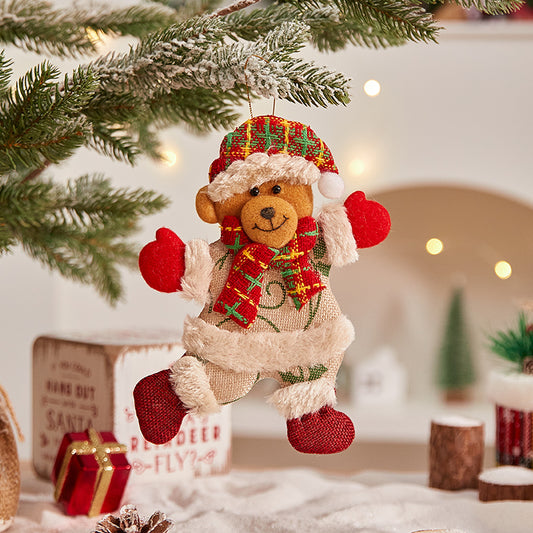 Dancing Bear Christmas Tree Decorations