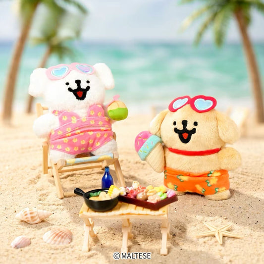 Doll Isle Union - Maltese's Tropical Holiday Plush Bag Charm