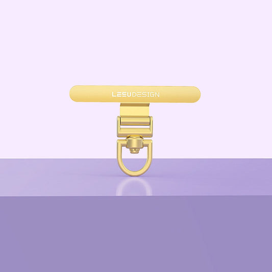 Gold 0.2mm Ultra-Thin Rotating Metal Phone Tether Tabs