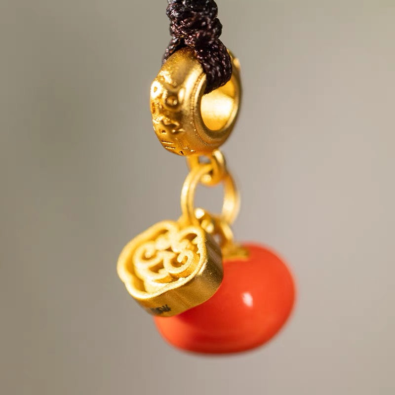 "Good Things Always" Lucky Persimmon Charm