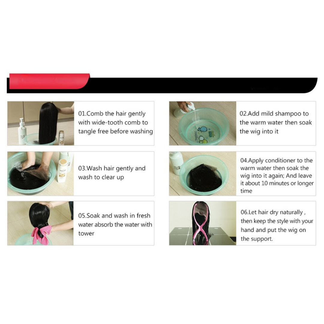 Hair Wig Care Instruction
