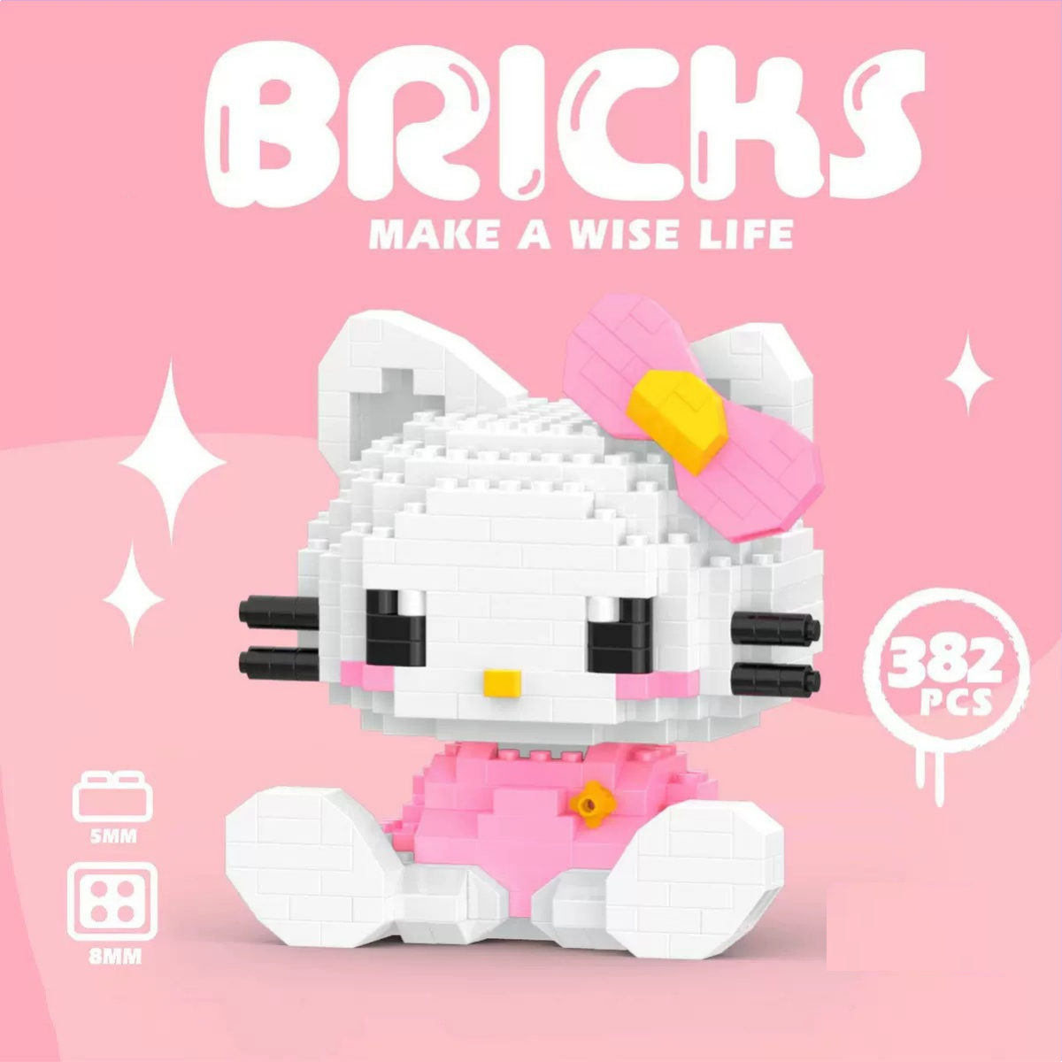 Hello Kitty DIY Building Blocks