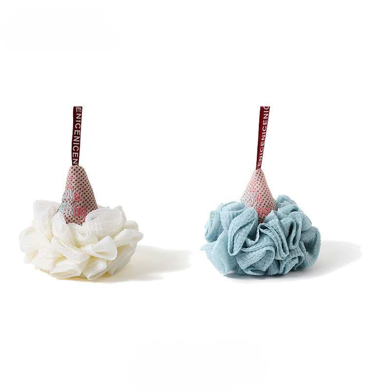 Icecream Bath Ball White & Blue