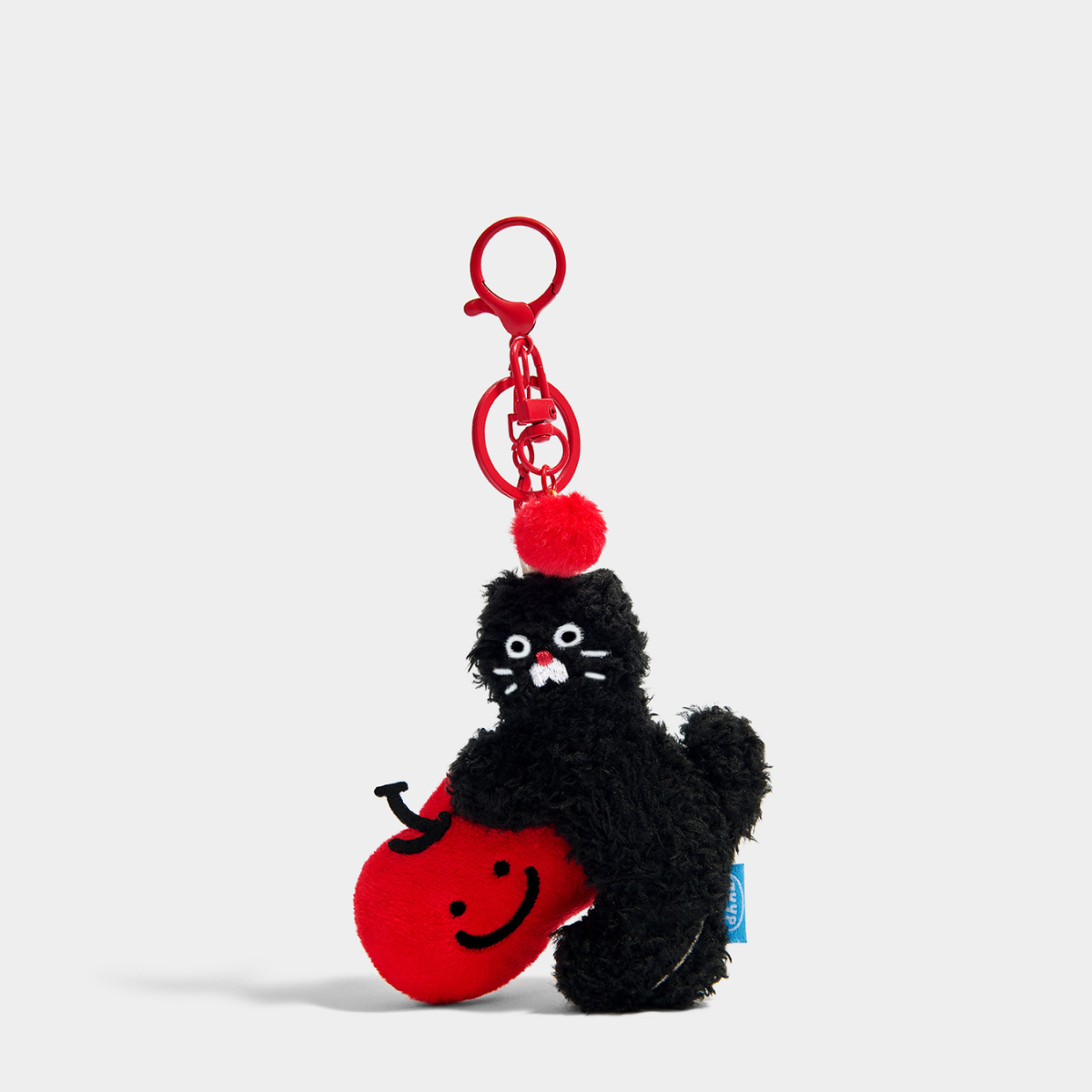 KEVINMINLER - Original Black Cat Apple Plush Bag Charm