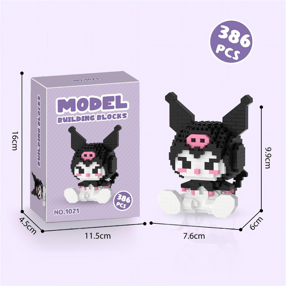 Kuromi DIY Building Blocks