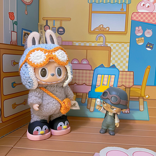 Labubu Air Force Outfit Hat