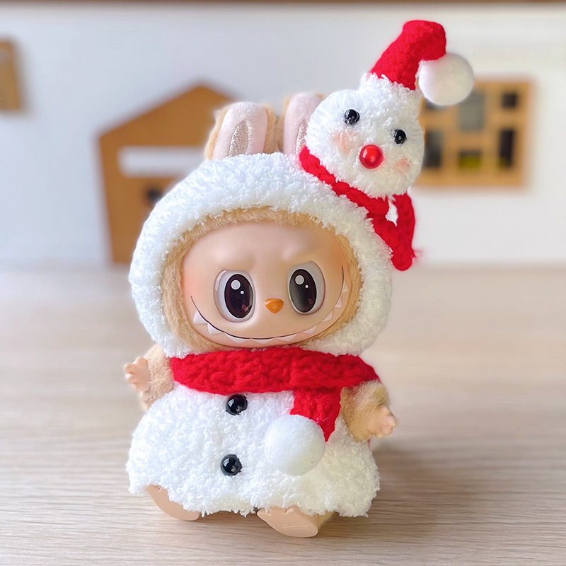 Labubu Christmas Snowman Outfit