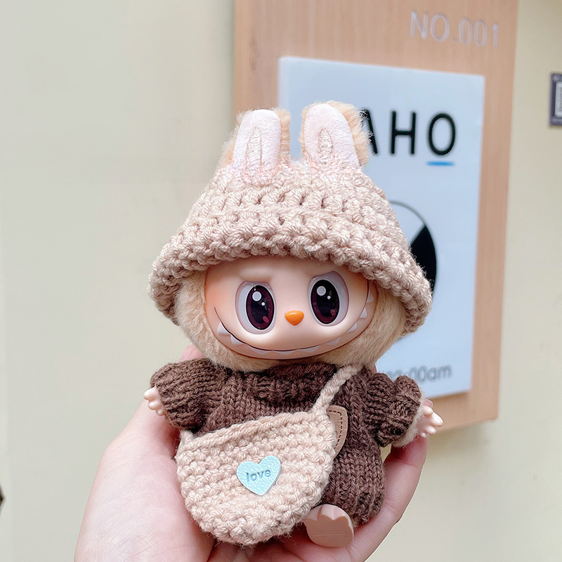 Labubu Clothes Brown Cute Outfit