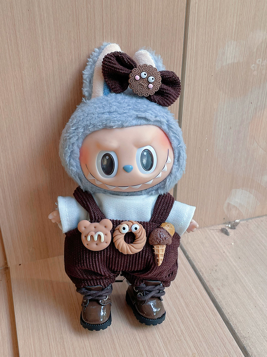 Labubu Clothes Brown Dessert Outfit