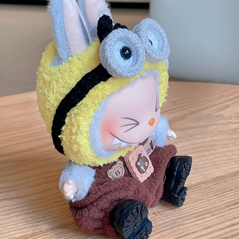 Labubu Clothes Minion Headset Outfit