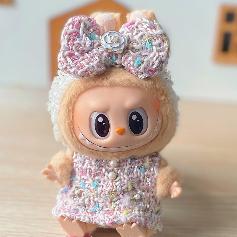 Labubu Dresses Pink Chanel Style dress