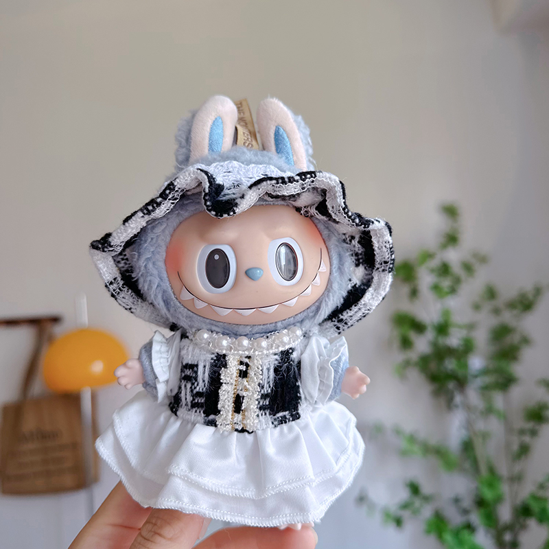 Labubu Dresses White and Black dress