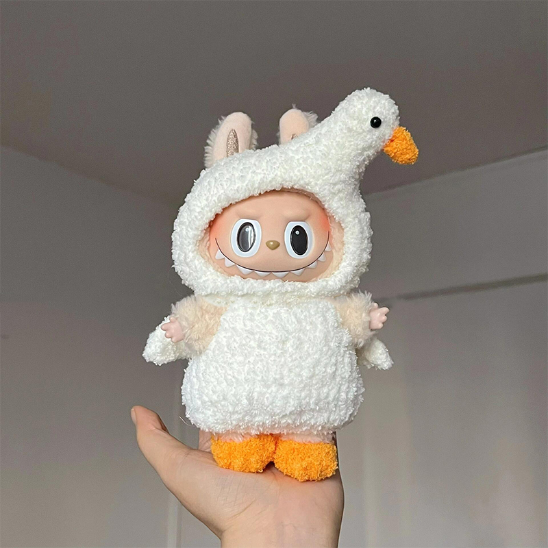 Labubu Exciting Macaron Duck Outfit