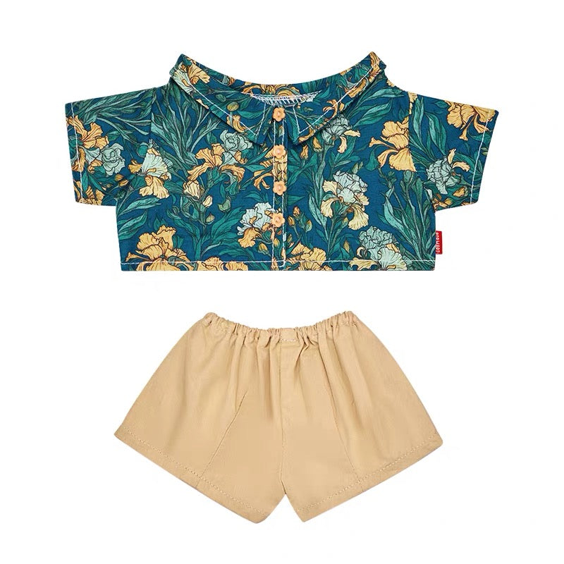 Labubu Hawaiian Green