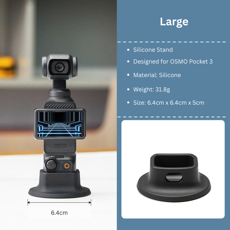 Large Osmo Pocket 3 Silicone Stand