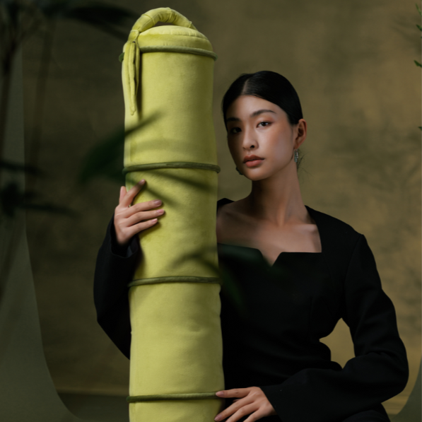 Long Bamboo Cylinder Pillow