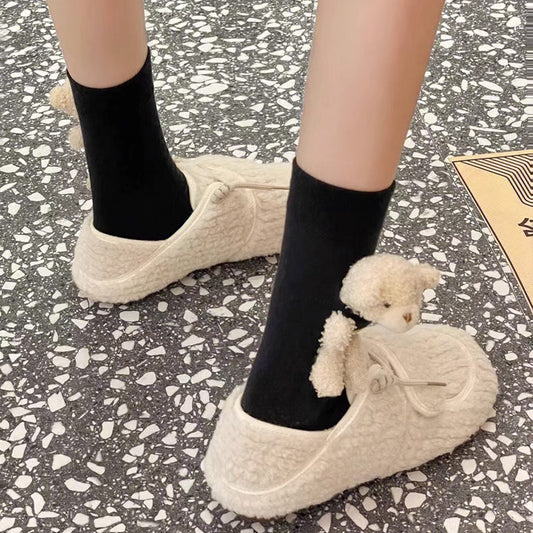 3D Cute Bear Crew Socks