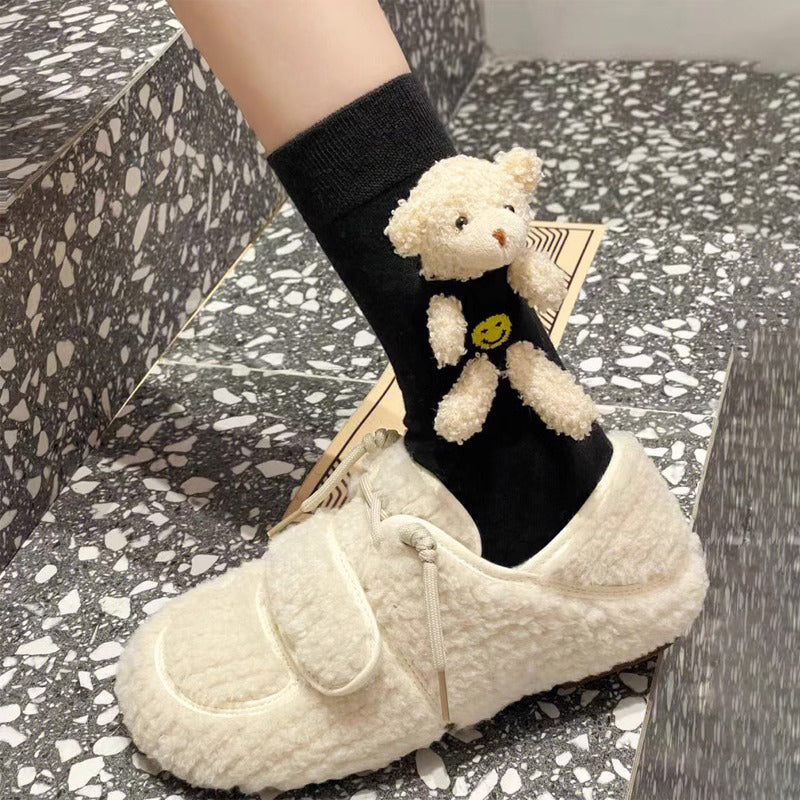 LookSocks - 3D Cute Bear Crew Socks