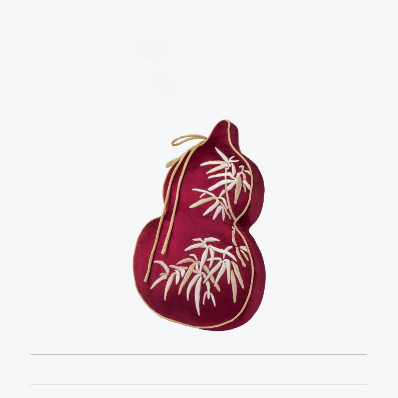 Lucky Gourd Pillow Gold