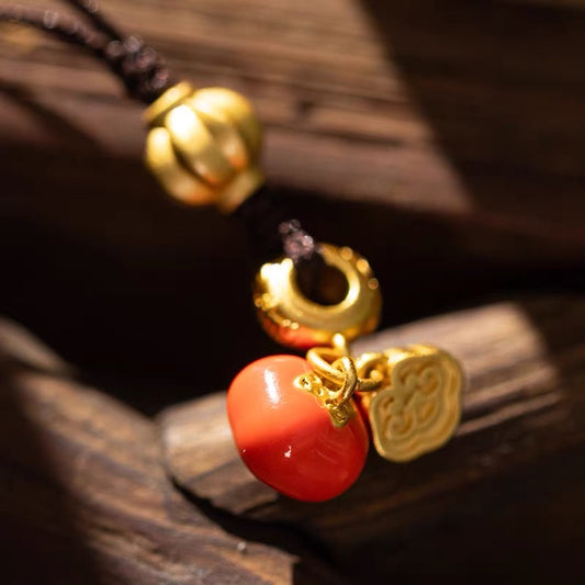 Lucky Persimmon Charm