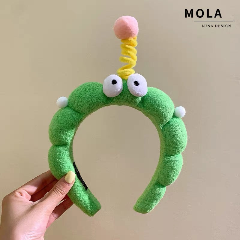MOLA LUNA - Fun Twist Big Eyes Headband Green