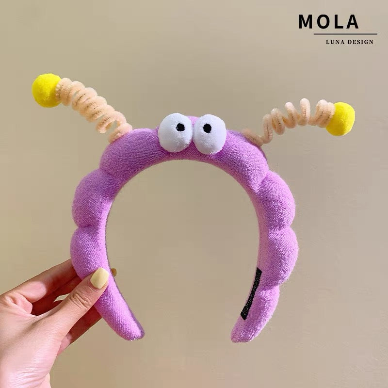 MOLA LUNA - Fun Twist Big Eyes Headband Purple