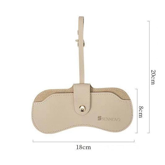 MOLA LUNA - Hanging Leather Glasses Case Beige