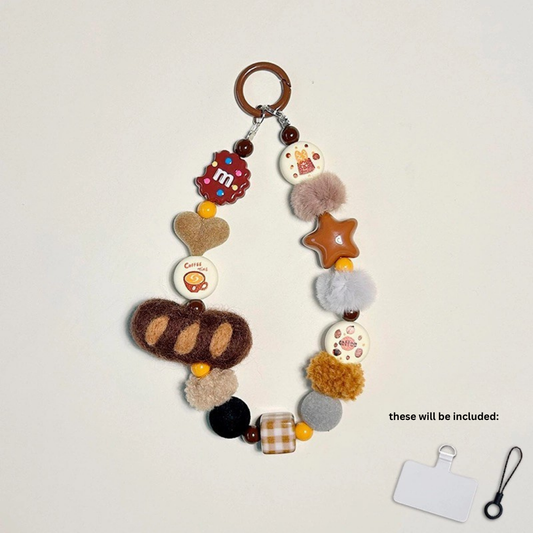 MiWan Box - Handmade Plush Phone Charm Baguette Single