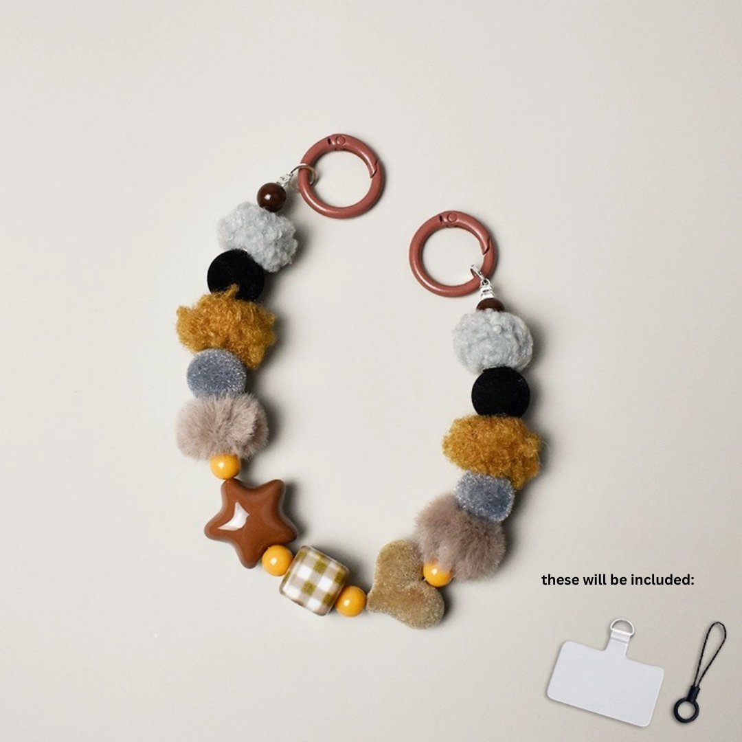 MiWan Box - Handmade Plush Phone Charm Double Buckle