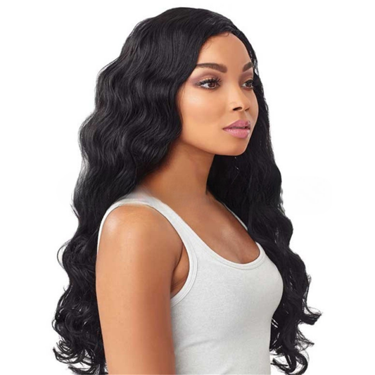Natural Black 9A Body Wave Human Hair Bundles side