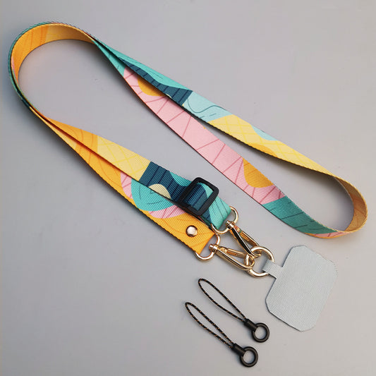 Nordic Style Colourful Crossbody Phone Lanyard