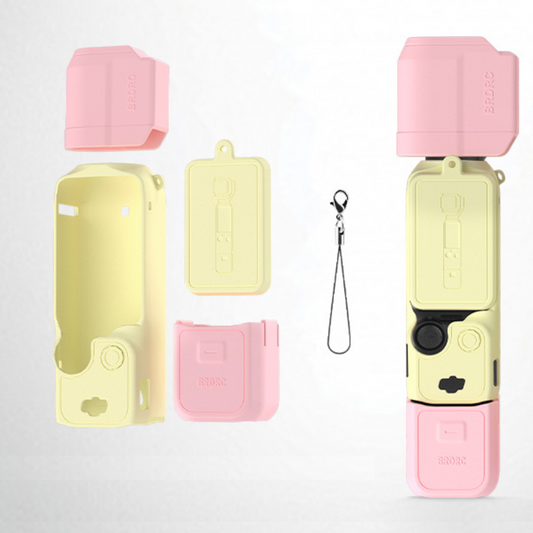 Osmo Pocket 3 Case Pink & Yellow