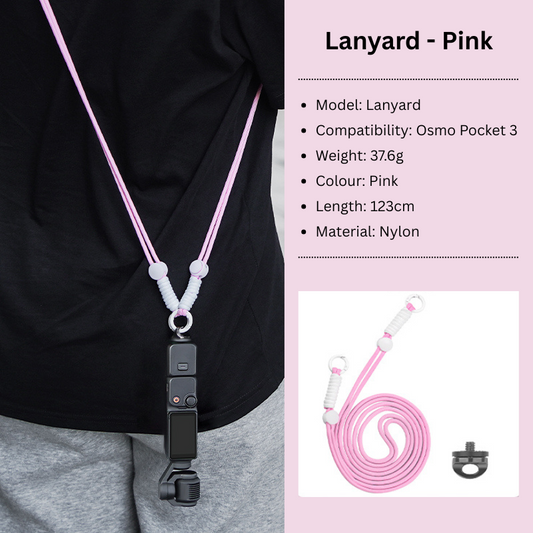 Osmo Pocket 3 Lanyard Pink