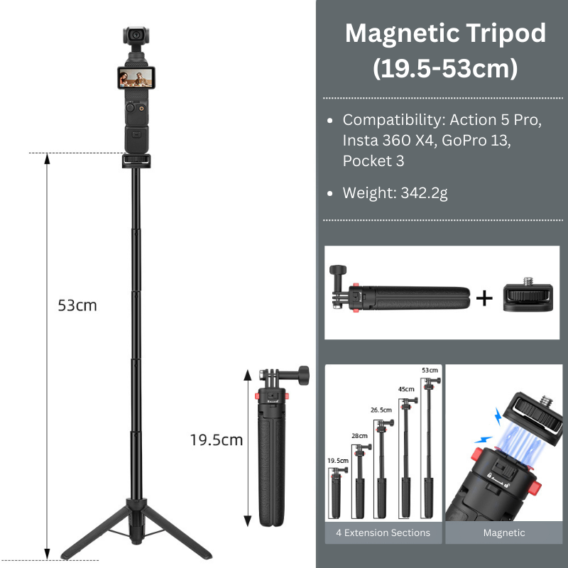 Osmo Pocket 3 Magnetic Tripod