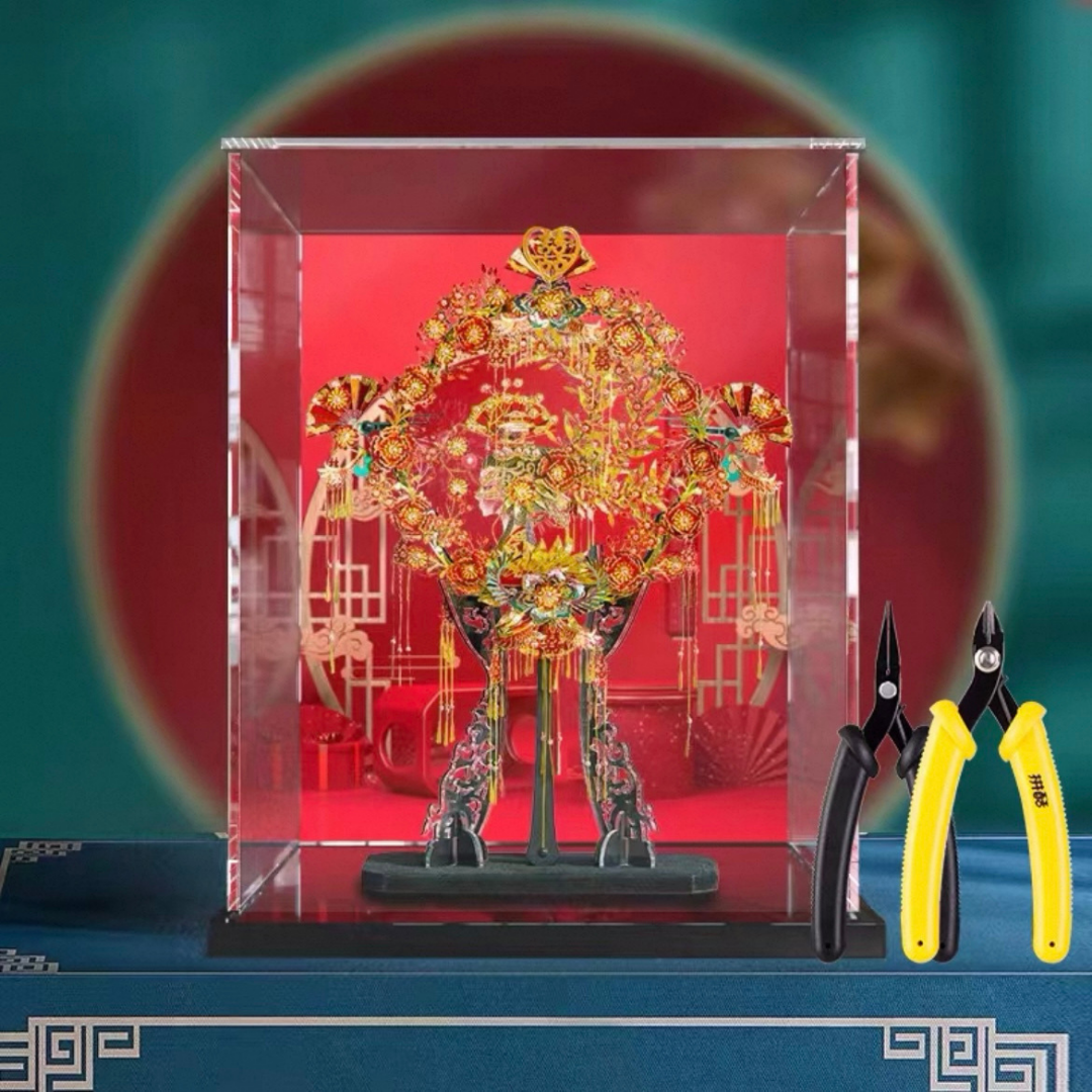 Piececool - DIY 3D Puzzle Joy Fan (Xi Fan) Tool Kit