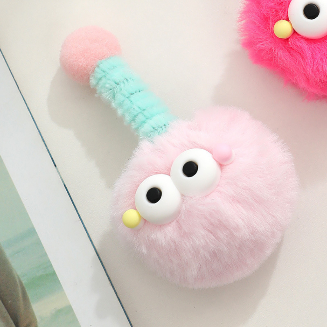 Pink Soot Sprite Bag Charms