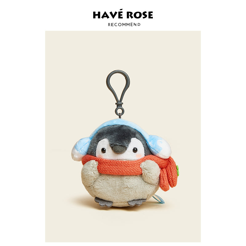 Red Scarf Penguin Plush Bag Charm