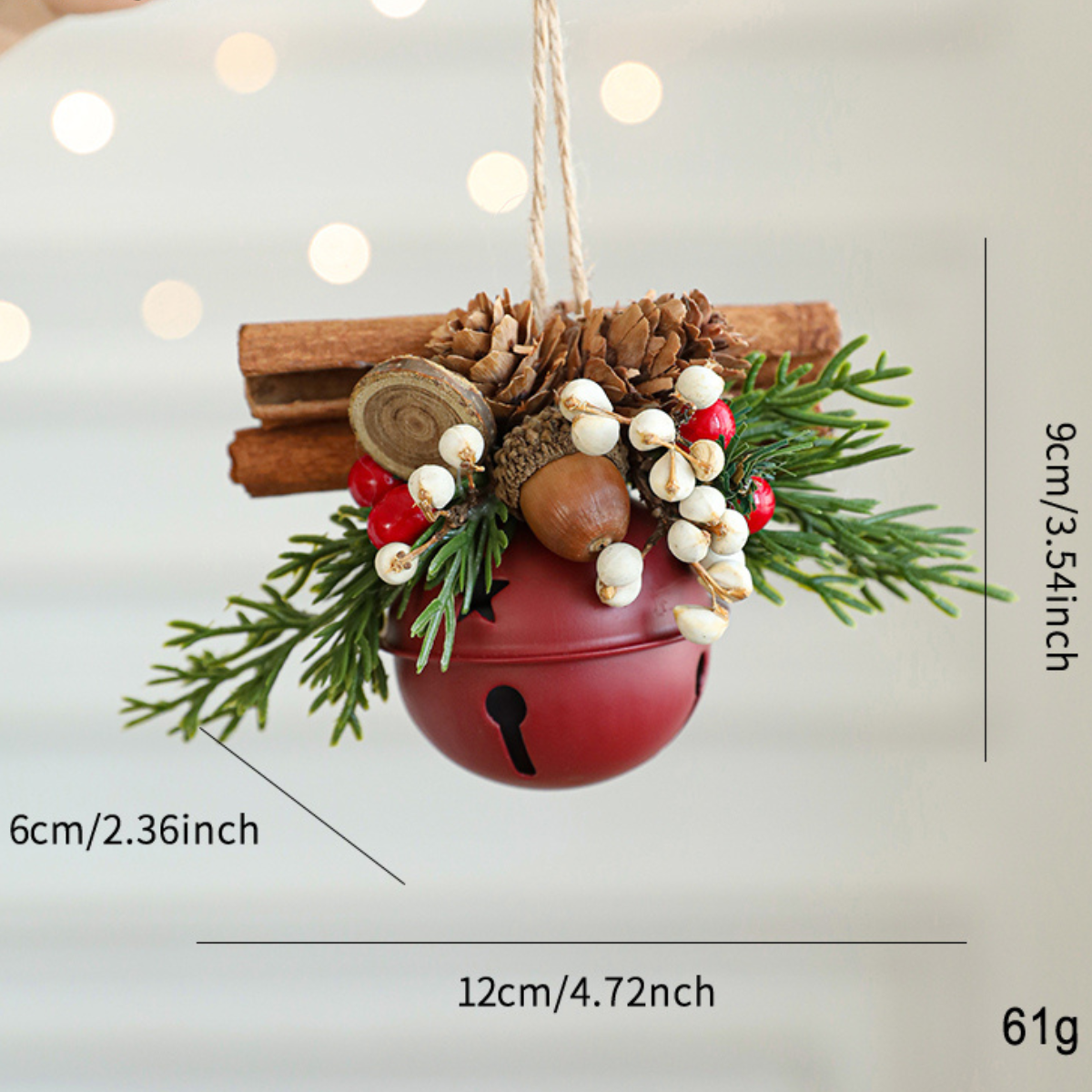 Christmas Red Bell Ornament