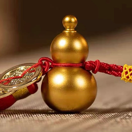 Red Fortune Gourd Charm Coins